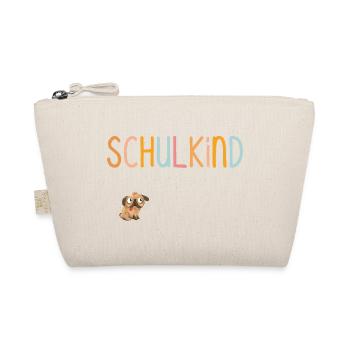 School Child - Pug - Organic Pouch - nature - Front