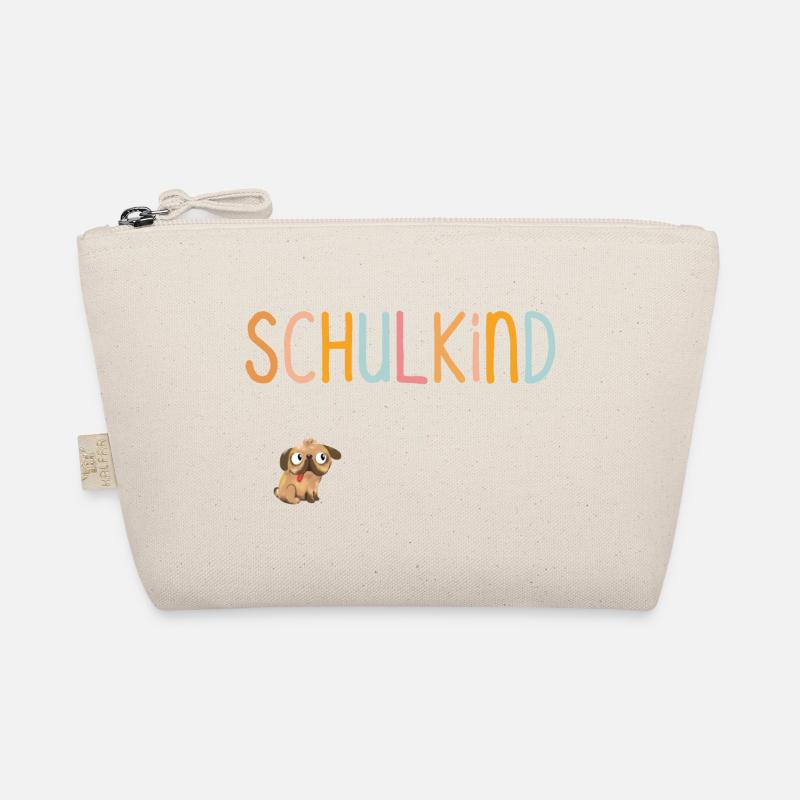 Schulkind - Mops Bio-Täschchen