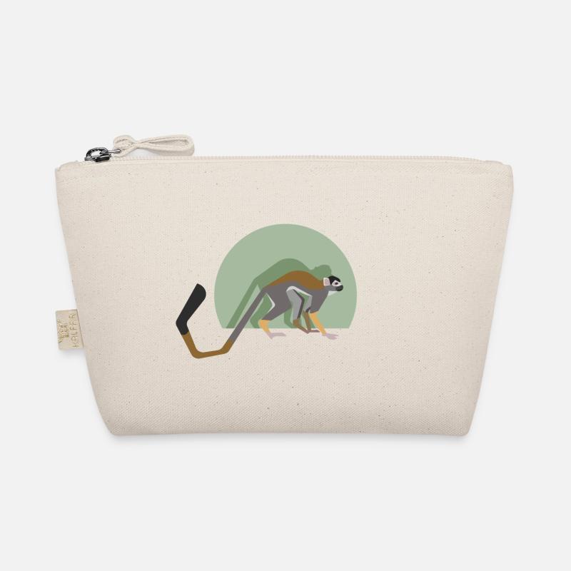 Squirrel monkey Organic Pouch