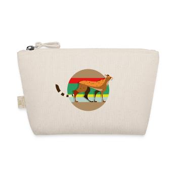 Cheetah - Running - Organic Pouch - nature - Front