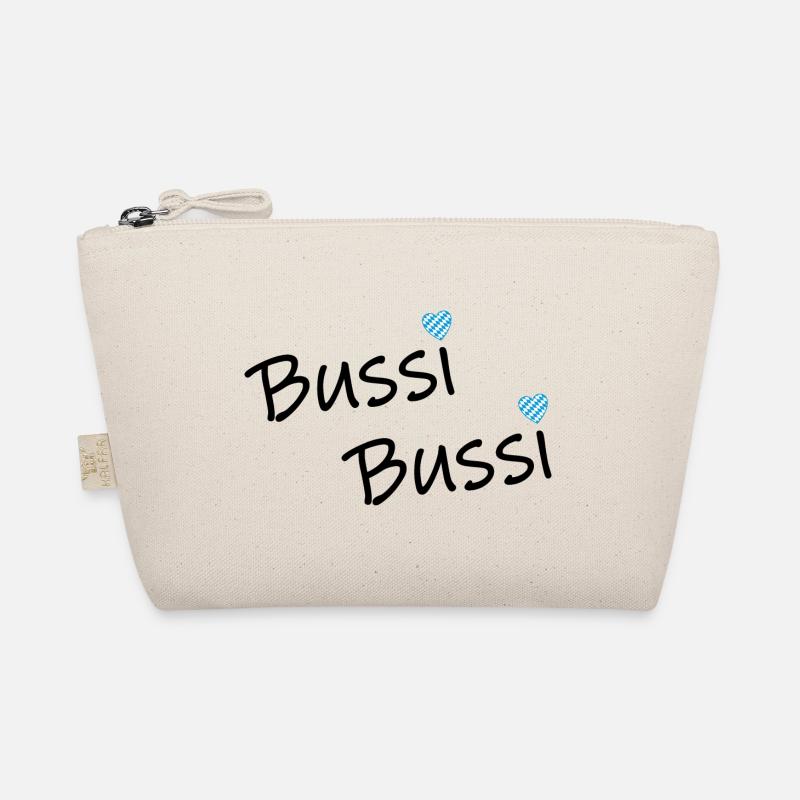 Bussi Bussi bayerisches Herzerl - Bio-Täschchen - Natur