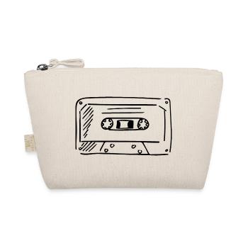 Cassette Old Fashioned Retro - Organic Pouch - nature - Front