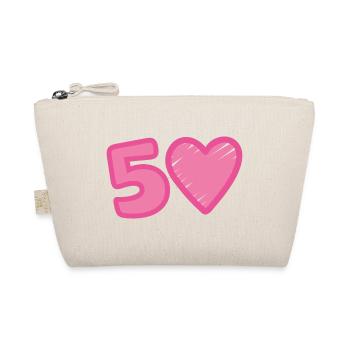 Cœur du 50e anniversaire - Trousse biologique - nature - Devant