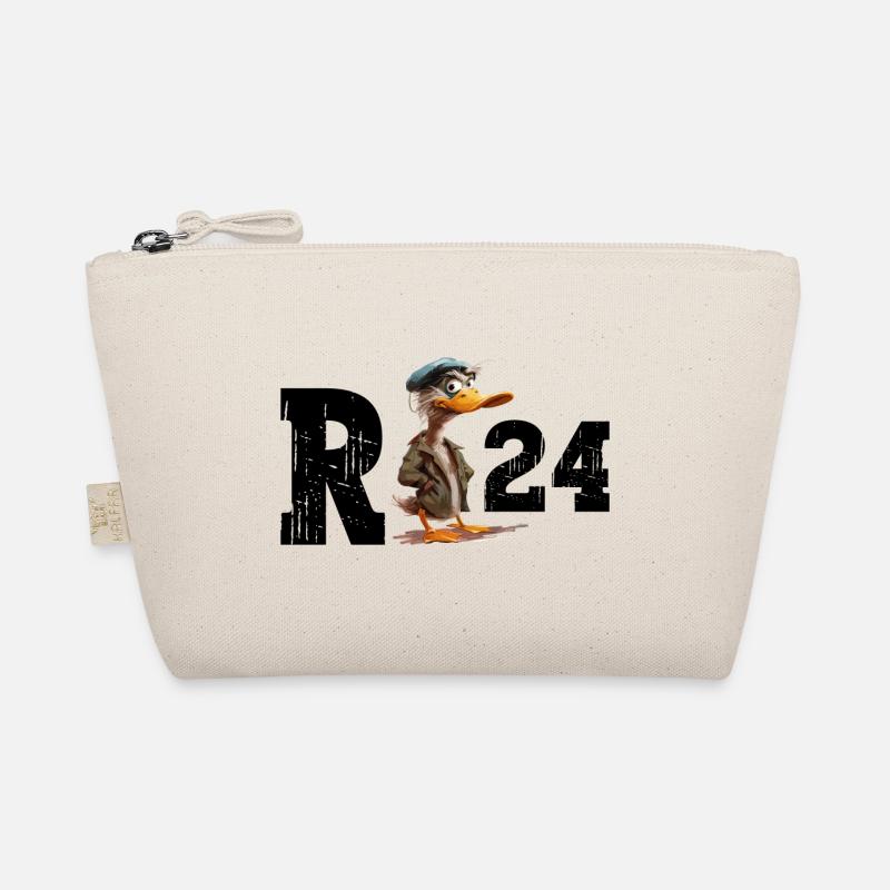 Pension 2024 Duck Pensioner Retired Funny Organic Pouch