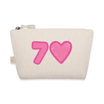 Cœur du 70e anniversaire - Trousse biologique - nature - Devant
