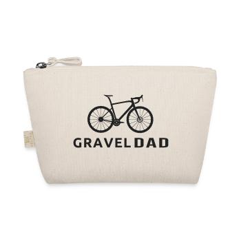 Fahrrad Schotter Papa Radfahren - Bio-Täschchen - Natur - Vorne