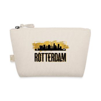 Rotterdam Niederlande Holland Skyline Stadt Gold - Bio-Täschchen - Natur - Vorne