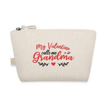 My Valentine Calls Me Grandma - Bio-Täschchen - Natur - Vorne
