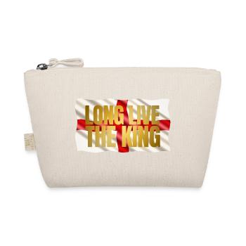 British King Coronation Charles England Flag - Organic Pouch - nature - Front