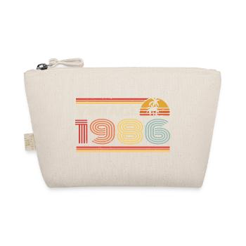 1986 Limited Edition Birthday Outfit 1986 vintag - Organic Pouch - nature - Front