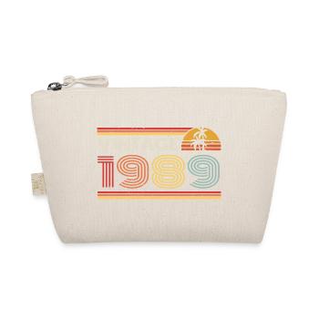 1989 Limited Edition Birthday Outfit 1989 vintag - Organic Pouch - nature - Front