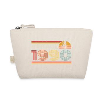 1990 Limited Edition Birthday Outfit 1990 vintag - Organic Pouch - nature - Front