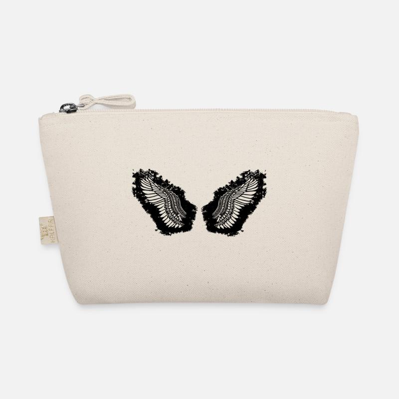 ailes d’ange, ailes, aquarelle, noir, ailes d’ange Trousse biologique