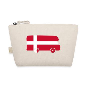 Camper Denmark Travel Vacation Camper Sticker - Organic Pouch - nature - Front