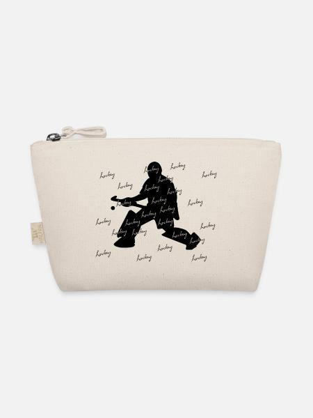 Hockey Goalie - Bio-Täschchen - Natur