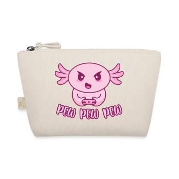 Axolotl gamer Gaming gaming gamble pew pew pew - Trousse biologique - nature - Devant