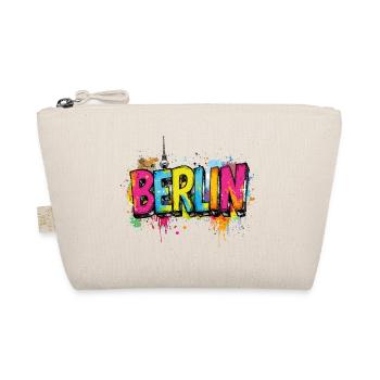 Berlin Graffiti Schrift Streetart Urban Style - Bio-Täschchen - Natur - Vorne
