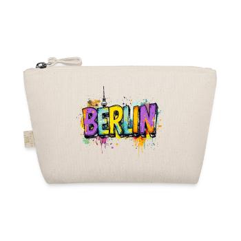 Berlin Graffiti Schrift Streetart Urban Style - Bio-Täschchen - Natur - Vorne