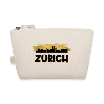 Zurich Suisse City Skyline Home Amour Or - Trousse biologique - nature - Devant