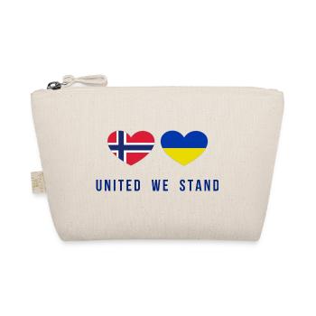 United we stand Norway and Ukraine - Organic Pouch - nature - Front