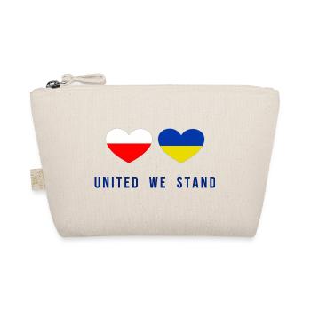 United we stand Poland and Ukraine - Organic Pouch - nature - Front