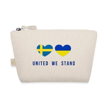 United we stand Sweden and Ukraine - Organic Pouch - nature - Front