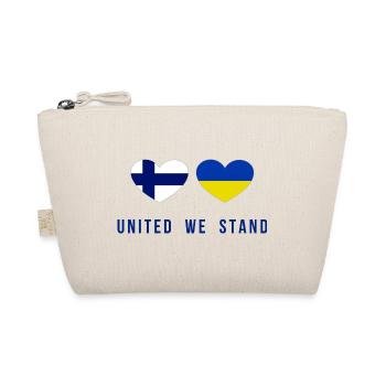 United we stand Finland and Ukraine - Organic Pouch - nature - Front