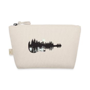 Guitar, Trees, Forest, Nature, Skyline, Sun, Art, Music - Organic Pouch - nature - Front