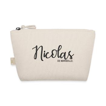 Nicolas de Marseille Gift T shirt nicolas - Organic Pouch - nature - Front
