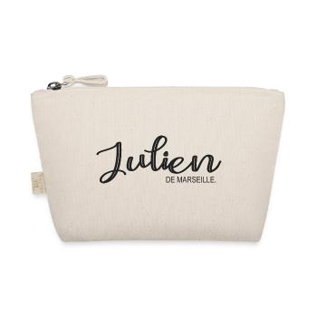 Julien de Marseille Cadeau T shirt julien - Trousse biologique - nature - Devant