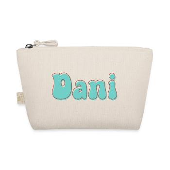 Name Mädchen Dani Retro Name Dani Paar - Bio-Täschchen - Natur - Vorne