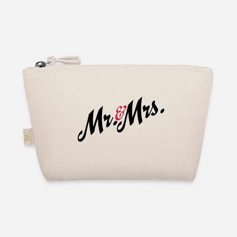 Great design for the newlyweds, Mr and Mrs Organic Pouch