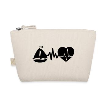 Sailing is life, heartbeat for captain and sailor - Organic Pouch - nature - Front