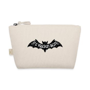 Fledermaus lustiges Halloween Meme - Bio-Täschchen - Natur - Vorne