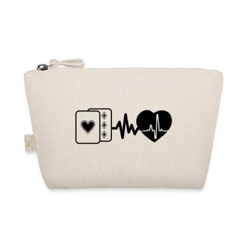 Les jeux de cartes sont la vie, un battement de cœur pour les fans de cartes - Trousse biologique - nature - Devant