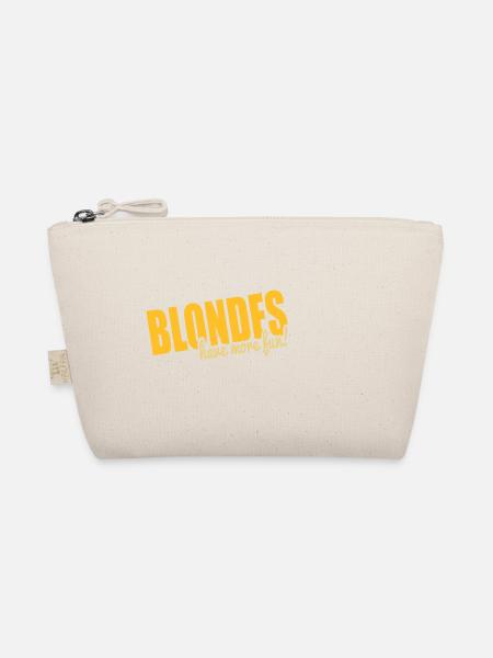 Blondes have more fun! - Organic Pouch - nature - Front