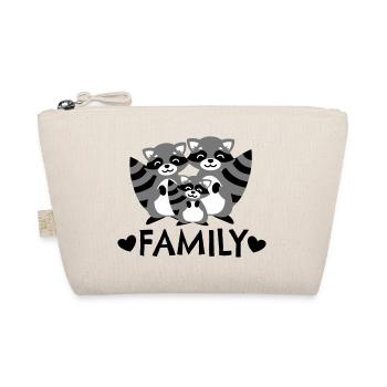 Famille raton laveur Famille raton laveur Nous sommes une famille - Trousse biologique - nature - Devant