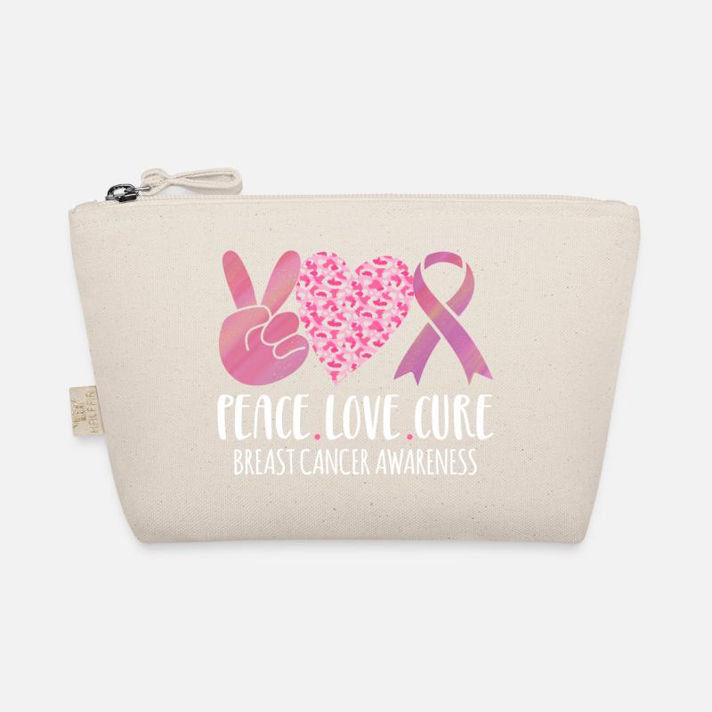 Brustkrebsbewusstsein - Sensibilisierung- Bio-Täschchen