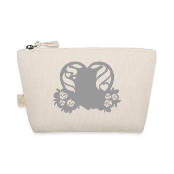 Groom and bride - Organic Pouch - nature - Front