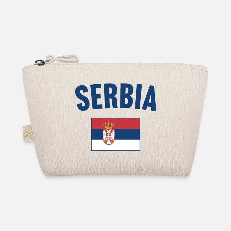 Drapeau de la Serbie Trousse biologique