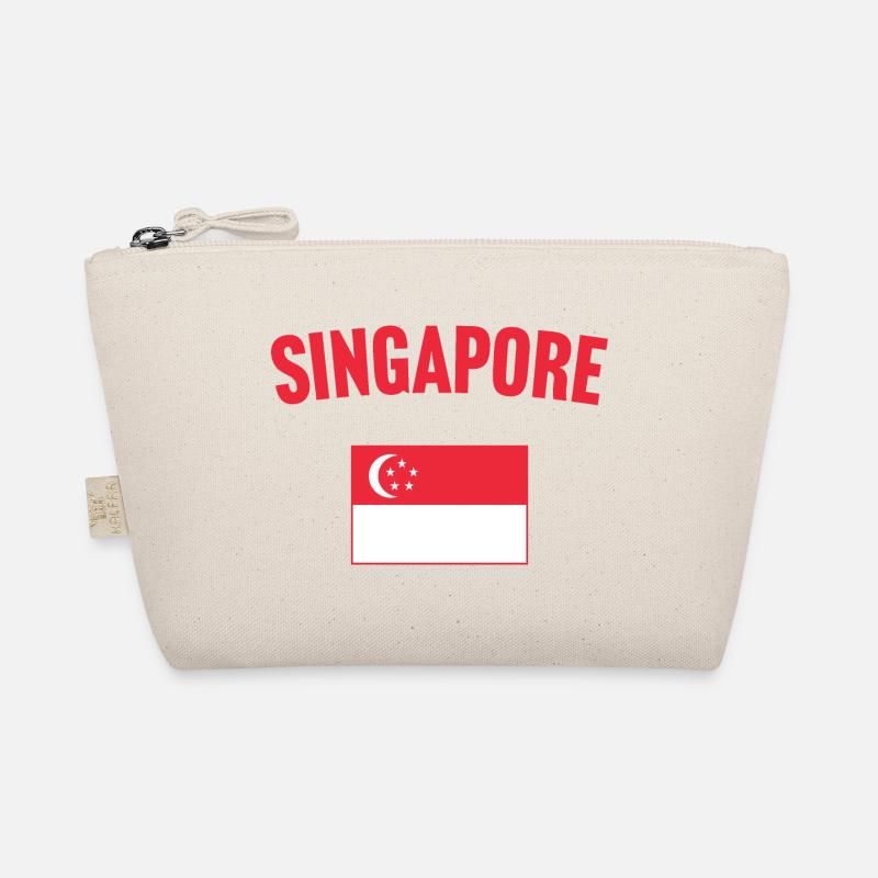 Singapur Flagge Bio-Täschchen
