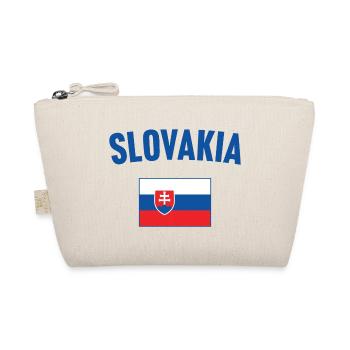 Slowakei Flagge - Bio-Täschchen - Natur - Vorne