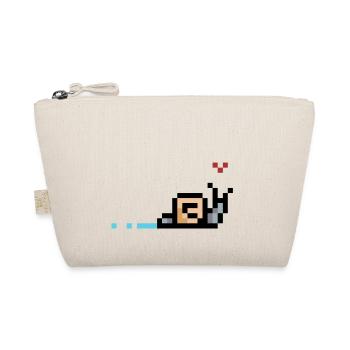 Pixel love is the best love! - Organic Pouch - nature - Front
