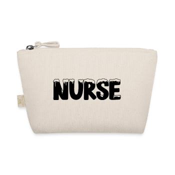 Texte Glace Costume De Noël Infirmière - Trousse biologique - nature - Devant