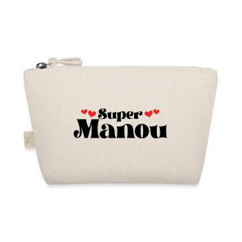 Maman Surnom Super Manou - Trousse biologique - nature - Devant