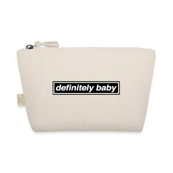 DEFINITELY BABY: Classic Rock n Roll Star - Organic Pouch - nature - Front