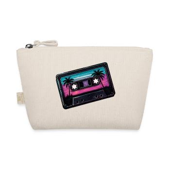 Coucher de soleil sur cassette néon - Trousse biologique - nature - Devant