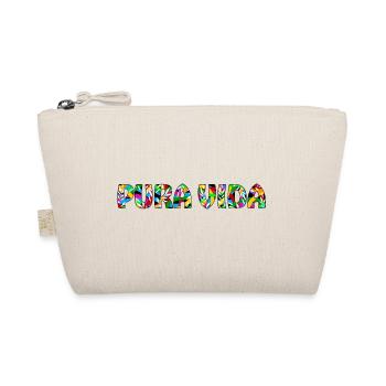 Pura Vida Sommer Sonne Meer Strand Lustige Sprüche - Bio-Täschchen - Natur - Vorne