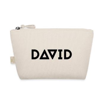 First name David - Organic Pouch - nature - Front