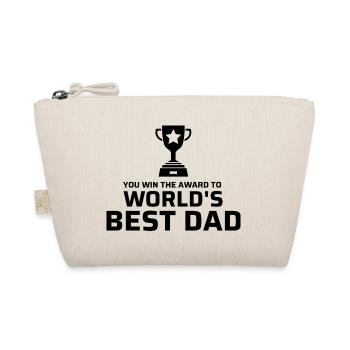 World's best dad - Organic Pouch - nature - Front